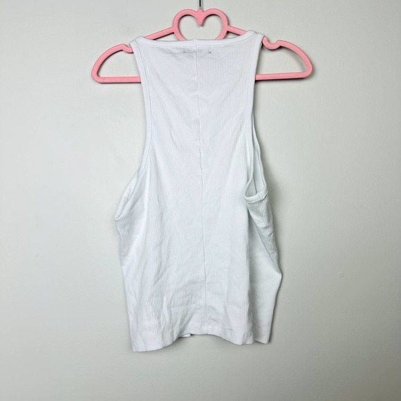 J. Crew NWT New favorite tank top in vintage rib White Size XL - Picture 6 of 6